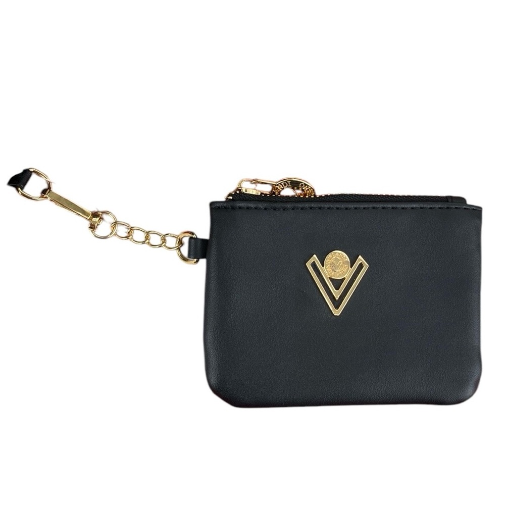Valentino Orlandi Black Studded Vegan Leather Crossbody Bag and Coin Purse - Picture 10 of 17